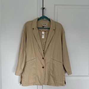 NWT Anthropologie Summer Linen Blazer